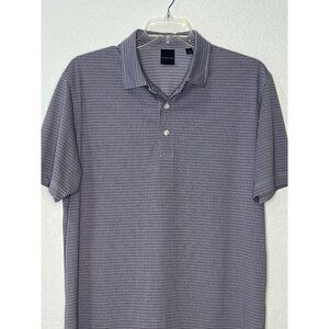 Dunning Golf Shirt Polo Sz L 100% Polyester Long (34”) Easy Care